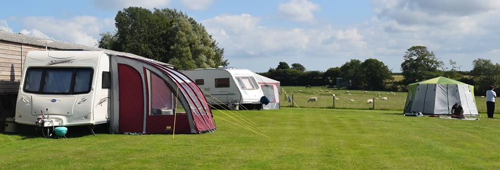 North Devon caravan site